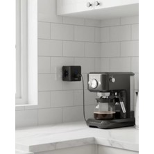 Nemere İthalat Akım ve Voltaj Korumalı Küp Priz 3 USB Destekli Nemere Ithalat