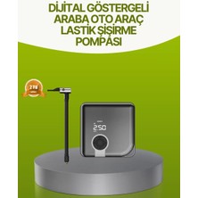 Nemere İthalat Dijital Ekranlı Taşınabilir Akıllı Araç Hava Kompresörü Nemere Ithalat