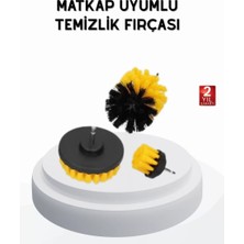 Nemere İthalat 3’lü Matkap Temizlik Fırçası Seti – Banyo, Mutfak ve Araç Jantı Için Etkili Nemere Itha
