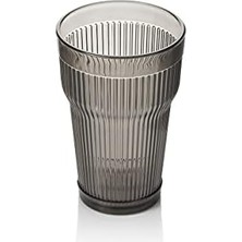 Barok Uzun Bardak Füme