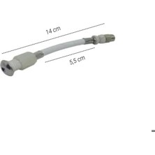 Gömme (Asma) Klozet Taharet Çubuğu 14 cm Düz