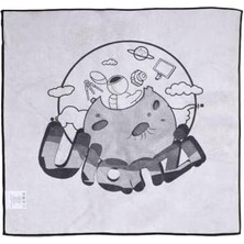 C068 Siyah & Beyaz Koruyucu Kumaş 45CM