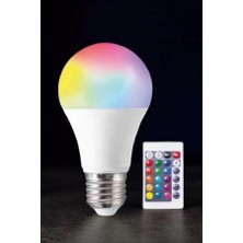 Nemere İthalat Renk Değiştirebilen Rgb Işıklı LED Ampul A+Enerji 15 Watt LED Işık Nemere Ithalat