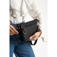 Sanmorris 3011 Unisex Suya Dayanıklı Krinkıl Kumaş Çok Gözlü Orta Boy Laptop Okul ve Sırt Çantası