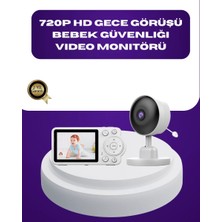 Nemere İthalat 2.8 Inç Ekranlı Bebek Kamerası Gece Görüşlü ve Sesli Iletişim Nemere Ithalat