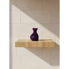 Nemere İthalat Kalpli Vazo Mor Nemere Ithalat