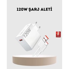 Nemere İthalat 120W Usb-C Şarj Adaptörü Süper Hızlı Şarj Güç Kaynağı Seti Nemere Ithalat
