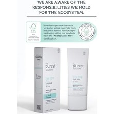 The Purest Solutions Matlaştırıcı Güneş Koruyucu Krem 50 ml Yağlı ve Karma Ciltler İçin Alkol İçermeyen