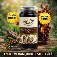 Nature's Food Keçiboynuzu Özü Net 315gr | %100 Doğal Katkısız Şekersiz Harnup Özü Doğal Tatlandırıcı