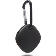 Galaxy Smarttag Ile Uyumlu Kancalı Silikon Koruma Şık ve Ergonomik Tasarım Kılıf, Siyah
