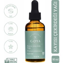 Goya Botanicals Kayısı Çekirdeği Yağı | 50 ml - Soğuk Sıkım - %100 Saf ve Doğal