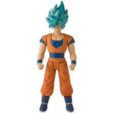- Dragon Ball Super - Dev Figür Limit Breaker 30 cm - Super Saiyan Goku Blue - Resmi Lisanslı - Büyük Eklem Figürü Goku - 36731