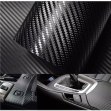 Siyah Karbon Kaplama Folyosu (127 cm x 20 Cm)