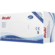Beybi Small Mavi Nitril Latex Eldiven 100'LÜ Paket