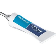 Quickglue Set S, Banyo Ürünleri Yapıştırıcı, 1 Yapıştırıcı Tüp ve Temizleme Mendili,, Mermer, Taş, Cam,, Ahşap, Plastik ve Metal Üzerinde Uygulanabilir, 41247000