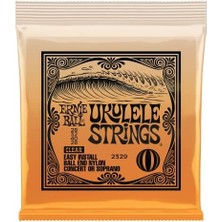 Ernie Ball Ukulele Ball End Şeffaf Naylon Ipler
