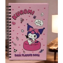 Kuromi Spiralli Daily Planner Stickerli Konuşan Ajanda