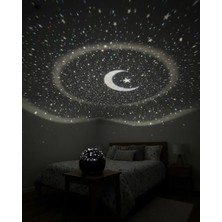 Nemere İthalat Fişli Yıldız Projektör Gece Lambası Müzikli Nemere Ithalat