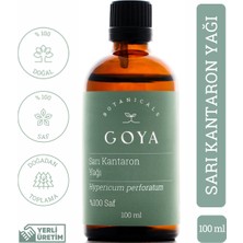 Goya Botanicals Sarı Kantaron Yağı - 100 ml - %100 Saf ve Doğal