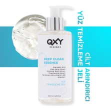 QXY Essence Deep Cleanse - Yüz Temizleme Jeli - Mandelic Acid + Aloe Vera + Provitamin B5 + Allantoin + Papatya ve Ginseng Özü - 200  ml