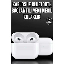 Nemere İthalat Bluetooth Kulaklık 3.nesil Kablosuz Uzun Pil Ömrü Dokunmatik Kontrol Nemere Ithalat