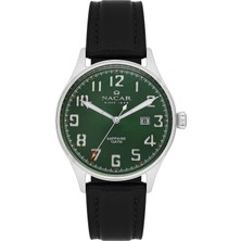 Nacar Safir Cam Spor Siyah - Yeşil Erkek Kol Saati NC08-29430617-ANL1