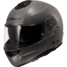 Ls2 Strobe 2 Çene Açılır Kask Nardo Gri M