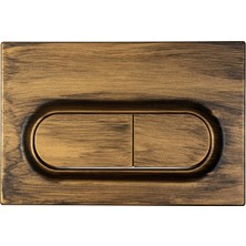 OTB Vitra Çift Kademeli Gömme Rez.uyumlu Kumanda Paneli-Antik Gold