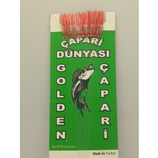 Metin Balıkçılık Golden 50 Iğneli Istavrit Iğnesi 10 No Iğne -0,15 mm Köstek
