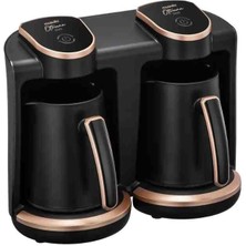 Musullu Ottomon Çift Hazneli Türk Kahve Makinesi