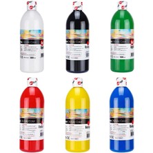 Red Apple Akrilik Boya Ana Renkler 6X500 gr 6'lı Set