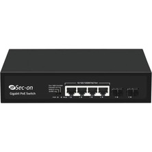 Sec-on 4 Port 10/100/1000MBPS Poe Switch