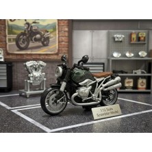 Farbu Oyuncak 1:12 Ölçekli Sesli ve Işıklı Çek-Bırak Mekanizmalı 15CM Oyuncak Motosiklet