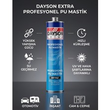 Dayson Extra Beyaz Pu Mastik 280ML Poliüretan Yapıştırıcı Silikon Sızdırmaz Izolasyon