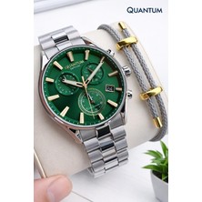 Quantum Sapphire Camlı Italyan Bileklik Hediyeli 2 Yıl Garantili 10 Atm Erkek Kol Saati 1193.370