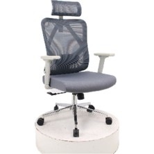 Quanter M-18 Gri Ofis Koltuğu