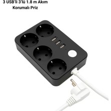 Nemere İthalat 4’lü Priz U314 Nemere Ithalat