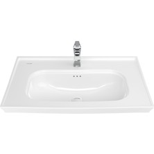Creavit Antik Dolap Uyumlu 80 cm Lavabo ve Ayak Seti