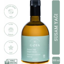 Goya Botanicals Susam Yağı - 500 ml - Soğuk Sıkım - %100 Saf ve Doğal