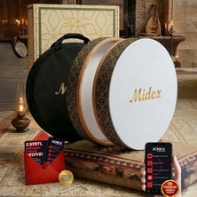 Midex BR-710 Kaliteli Bendir Def Akort Ayarlı El Tutma Oyuklu Çantalı