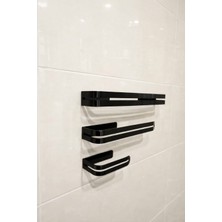 Yapışkanlı Havlu Askı Takımı,el Havlu Askısı&kağıt Havlu Askısı&tuvalet Kağıtlığı,3 Ürün Birlikte