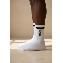 Katia & Bony Unisex Smile Yazılı Soket Çorap