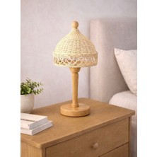 Natural Dekor Boho El Yapımı Abajur