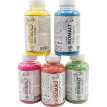 Dr. Gusto Renkli Izomalt (Isomalt) 250 gr x 5’li Set – Sarı, Kırmızı, Pembe, Yeşil, Mavi Şeker Sanatı ve Pasta Dekorasyon