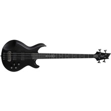Cort EVLZ6BBKMS Bas Gitar, Siyah Metalik Satin, Emg-35 Hz (H
