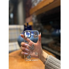 ZLTECH iPhone 11 Uyumlu Kalp ve Kelebek Desenli Darbeye Karşı Dayanıklı Kılıf PLASTIC COVER