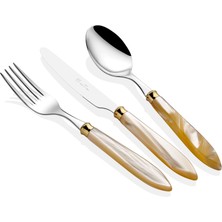 Rivadossi Sandro Agata Ring Kemik 36 Parça Çatal Bıçak Seti