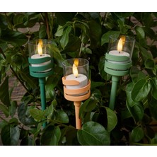 Tchibo LED Dış Mekan Kazık, Alev Efekti, 3 Adet