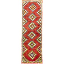 Soho Antiq Prunus Geometrik Tasarımlı Halı Yolluk 76X218 cm