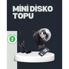 Nemere İthalat Rgb LED Disko Küresi 7 Modlu Uzaktan Kumandalı Nemere Ithalat